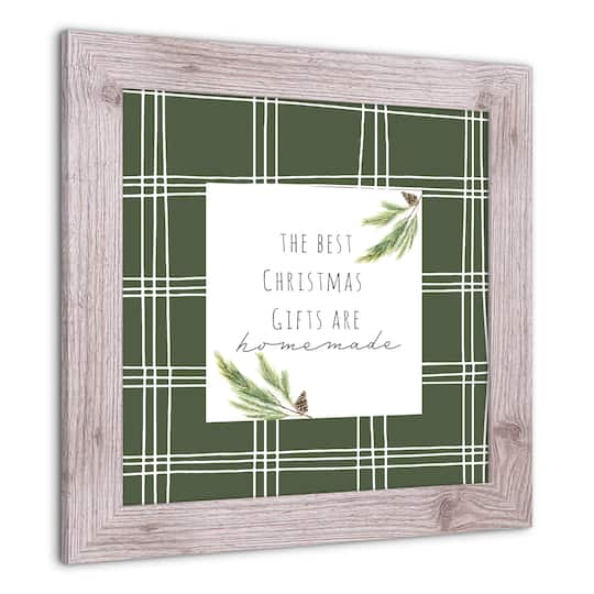 Designs Direct 16" x 16" Homemade Gifts Western White Framed Print